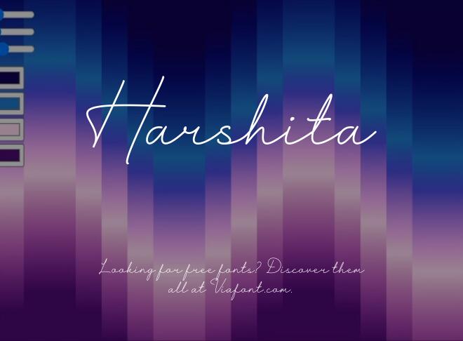 Harshita Font