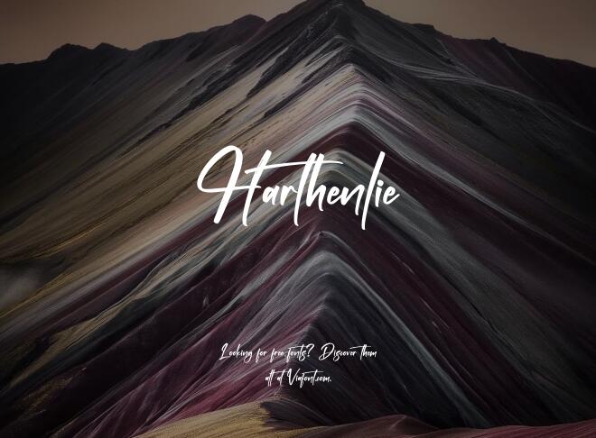 Harthenlie Font