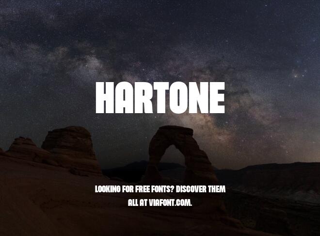 Hartone Font