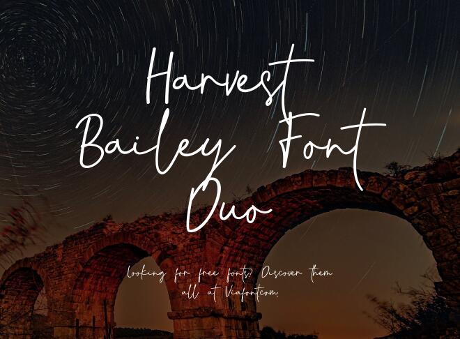 Harvest Bailey Font Duo