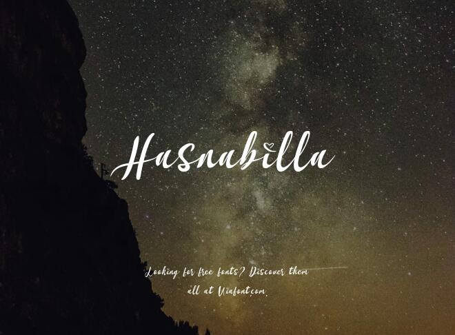 Hasnabilla Font