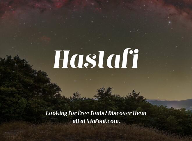 Hastafi Font
