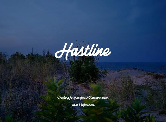 Hastline Font