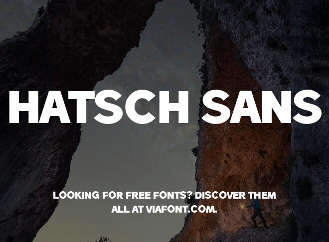 Hatsch Sans Font