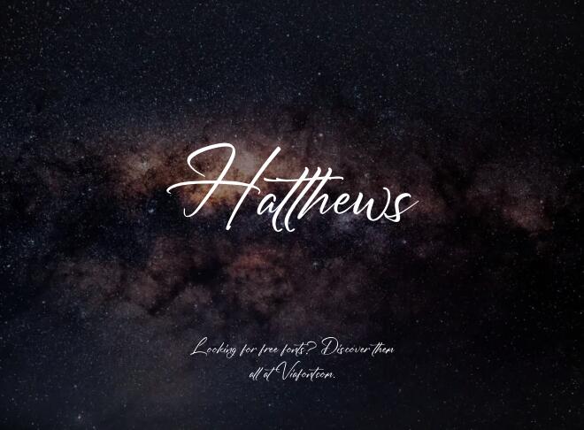 Hatthews Font