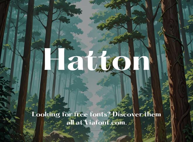Hatton Font Family