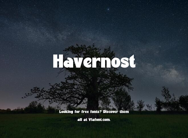 Havernost Font