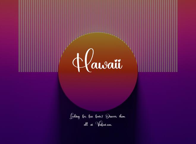 Hawaii Font