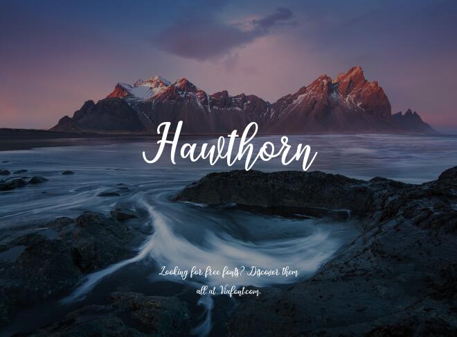 Hawthorn Font