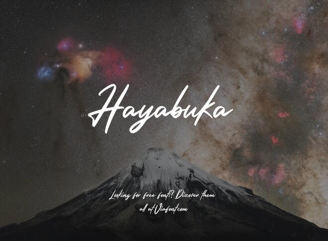 Hayabuka Font