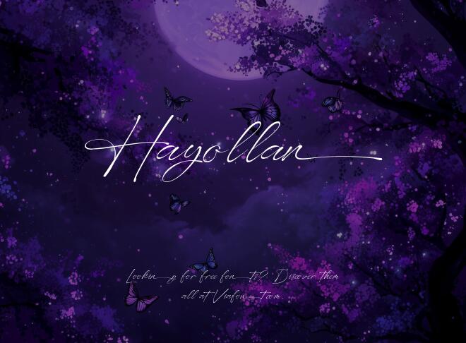 Hayollan Font
