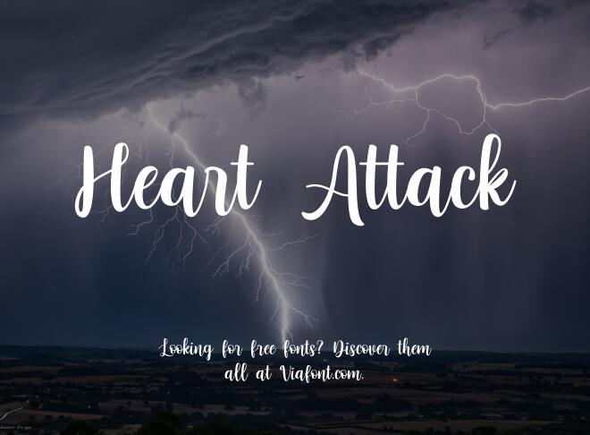 Heart Attack Font