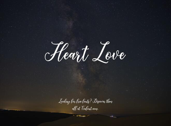 Heart Love Font