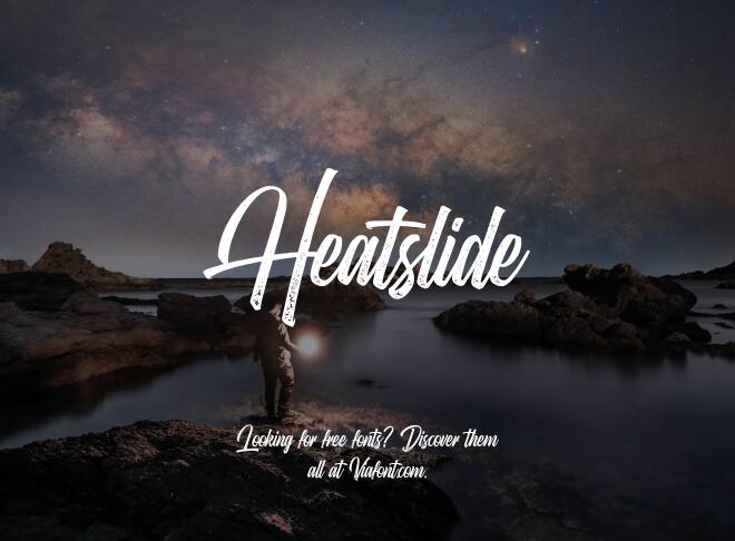 Heatslide Font