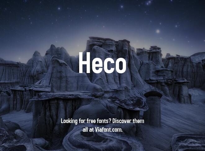 Heco Font