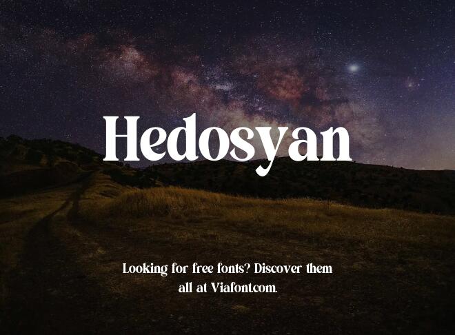 Hedosyan Font