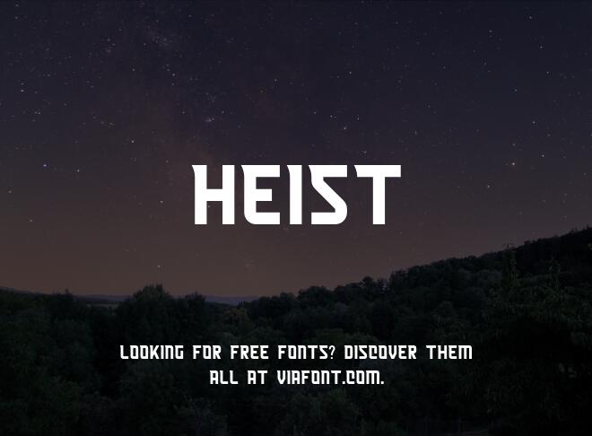 Heist Font