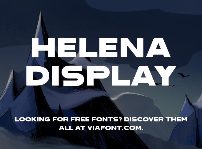 Helena Display Font