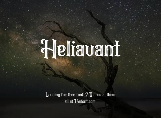 Heliavant Font
