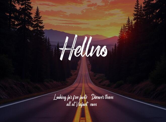 Hellno Font