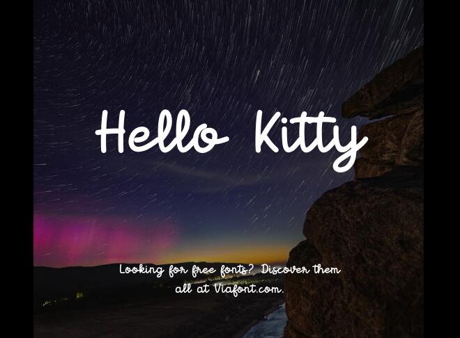 Hello Kitty Font