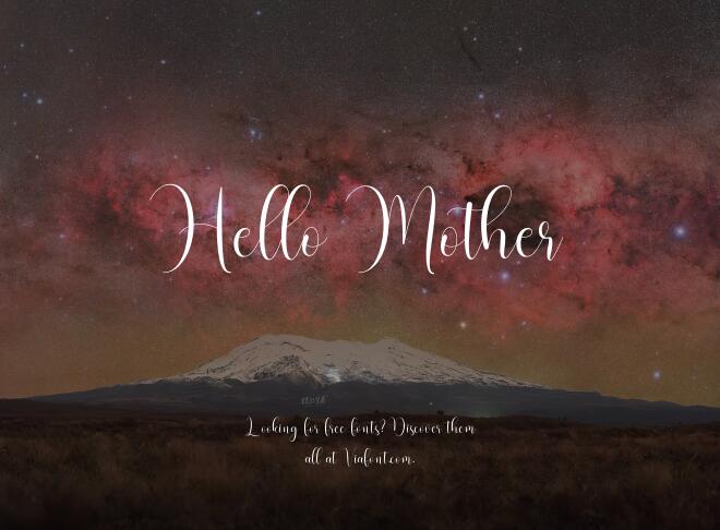Hello Mother Font