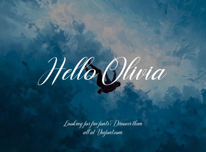 Hello Olivia Font