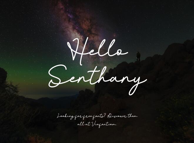 Hello Senthany Font