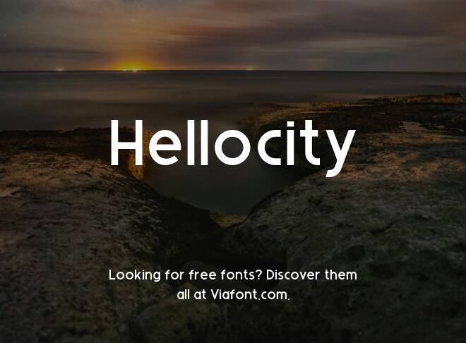 Hellocity Font