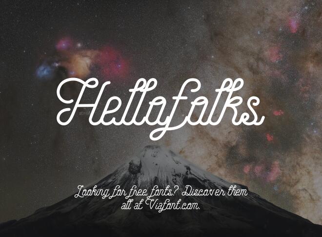 Hellofolks Font