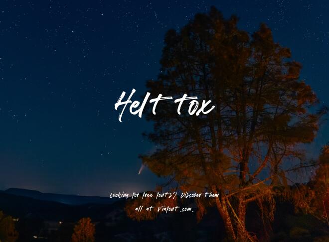 Helttox Font