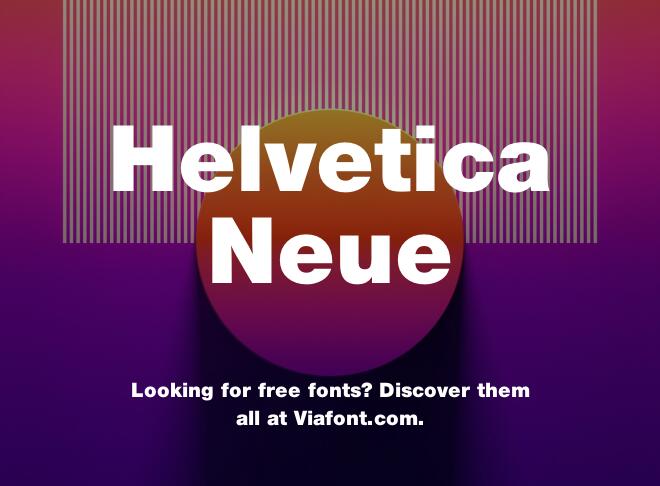 Helvetica Neue Font