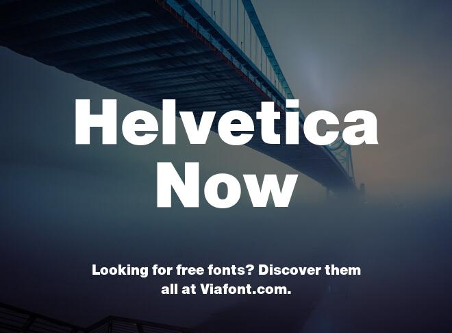Helvetica Now Font