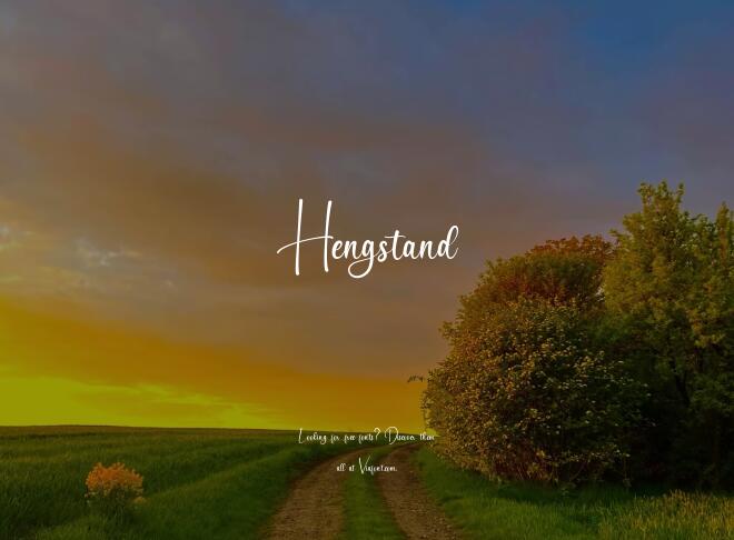 Hengstand Font