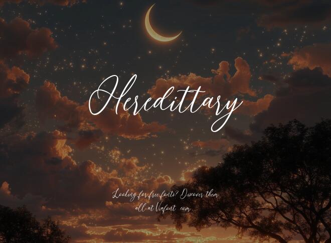 Heredittary Font
