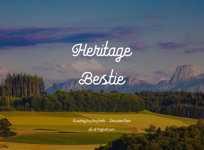 Heritage Bestie Font