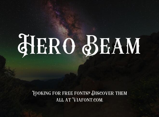 Hero Beam Font