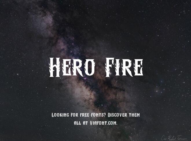 Hero Fire Font