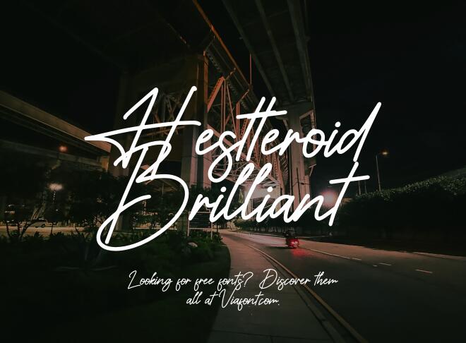 Hestteroid Brilliant Font