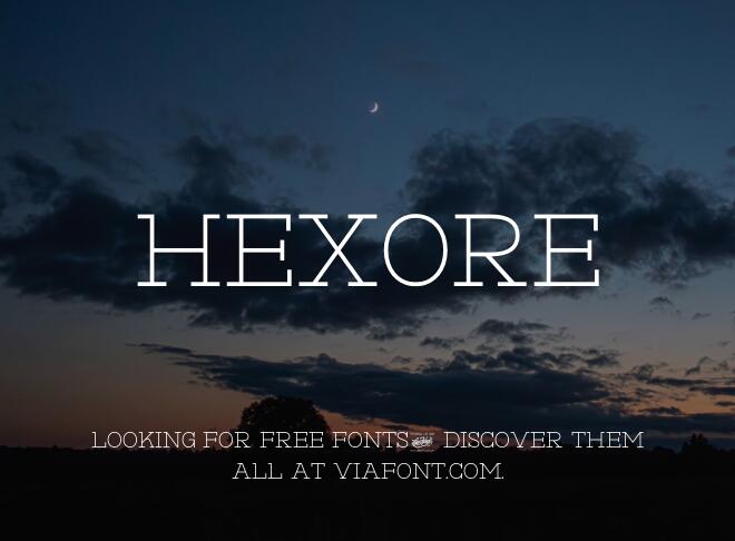 Hexore Font