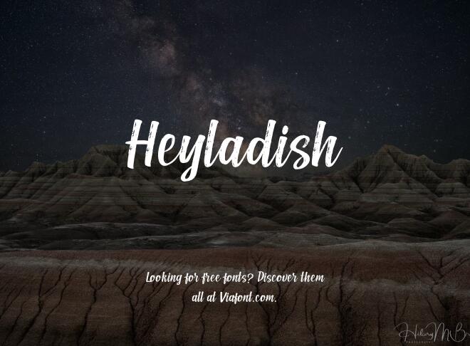 Heyladish Font