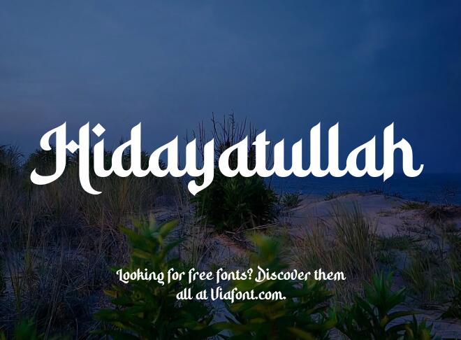 Hidayatullah Font