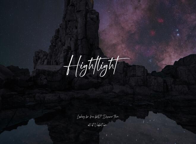 Hightlight Font