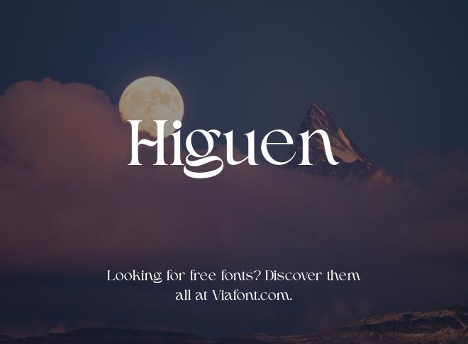 Higuen Font