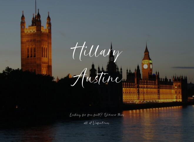 Hillary Austine Font