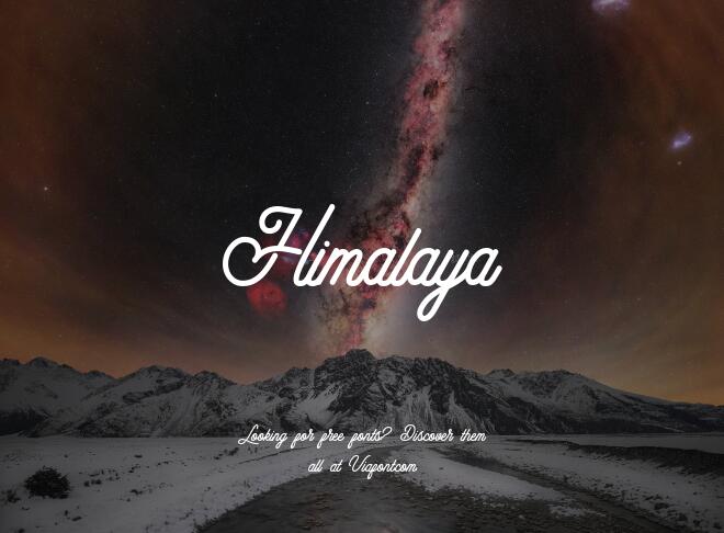 Himalaya Font