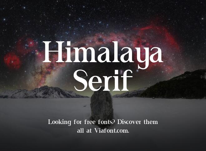 Himalaya Serif Font