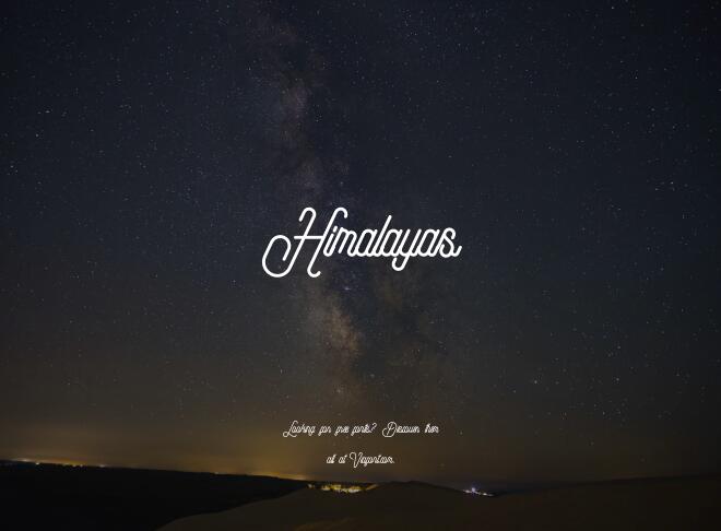 Himalayas Font