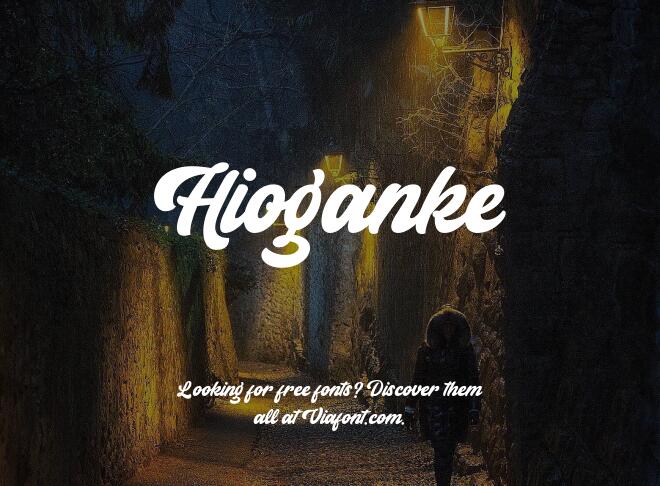 Hioganke Font