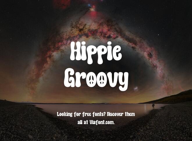 Hippie Groovy Font
